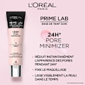 Pikkukuva 2 / 3: Primer - L'Oréal Paris - Prime Lab 24h Huokosten Minimizer - 30 ml - Yleiskäyttöinen - Kaikille ihotyypeille Universel