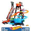 Pikkukuva 2 / 5: Hot Wheels Circuit - Ultimate Car Wash - Color Shifters Ajoneuvo mukana - Poika - 4-vuotiaat ja sitä vanhemmat -