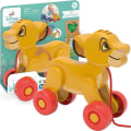 Miniatyrbillede 1 af 4: Simba løven på hjul for at trække Disney Baby