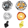 Miniatyrbillede 4 af 6: Beyblade X Dual Pack Gale Wyvern 3-60T og Sword Dran 3-80B, 2 autentiske Takara Tomy konkurrence tops med højre rotation, Fra Flerfärgad