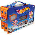 Miniatyrbillede 3 af 4: Samling mallette Hot Wheels + bil Blå-orange