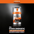Miniatyrbillede 2 af 4: L'oréal men expert ansigts fugtighedscreme - A0904503 - MÆND EKSPERT HYDRA ENERGETIC - Langvarig anti-trætheds fugtgivende pleje