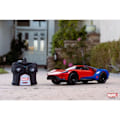 Miniatyrbillede 3 af 6: Ford GT Spiderman radiostyret bil 1/16 - Simba Dickie Group Röd