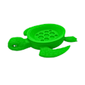 Miniatyrbild 2 av 5: Turtle Tvålhållare för barn tvålsparare tvättbar Grön one size