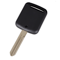 Miniatyrbild 4 av 5: Erstatningsnøkkelskall fjernkontroll 2 knapper for Nissan Svart one size