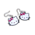Miniatyrbild 1 av 2: Hello Kitty-formade örhängen Vit M