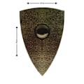 Miniatyrbild 4 av 6: Trä Medeltida Chinoiserie Design Shield SWE146 multifärg one size