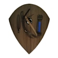 Miniatyrbild 3 av 7: Wood Cross Holy Knight Scottish Shield SWE150 multifärg one size