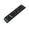 Miniatyrbild 4 av 5: Universal fjärrkontroll 786A för Samsung Smart TV Svart one size