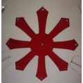 Miniatyrbild 3 av 6: Metal Medieval Cross Viking Shield SWE69 multifärg one size