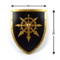 Miniatyrbild 2 av 5: Symbol för kaos Böjd Viking träsköld SWE113 multifärg one size