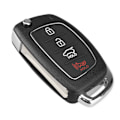 Miniatyrbild 1 av 4: 4 -knappen Solaris Santafe Remote Key Shell för Hyundai Svart one size