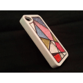 Miniatyrbild 1 av 3: Apple Iphone 4 4S Skal Case Beads (Random Triangle) Vit Vit