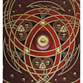 Miniatyrbild 3 av 6: Tre/metall Medieval Trilogy Axe Viking Shield SWE161 multifärg one size