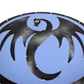 Miniatyrbild 5 av 5: Trä/läder Medeltida Dragon Viking Shield SWE61 multifärg one size