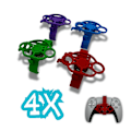 Miniatyrbild 1 av 4: 4x Gaming racing hjul ministyrning för PS5 Controller multifärg M