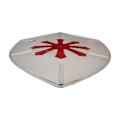 Miniatyrbild 6 av 6: Metal Medieval Cross Viking Shield SWE69 multifärg one size