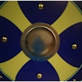 Miniatyrbild 6 av 6: Trä/metall Medeltida bas Viking Shield SWE159 multifärg one size