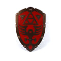 Miniatyrbild 1 av 5: Trægraveret The Legend of Zelda Viking Curved Shield SWE99 multifärg one size