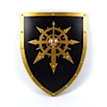 Miniatyrbild 1 av 5: Symbol för kaos Böjd Viking träsköld SWE113 multifärg one size