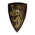 Miniatyrbild 1 av 6: Trä Medeltida Bruce Rampant Lion Shield SWE145 multifärg one size