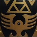 Miniatyrbild 3 av 6: Trä Legend of Zelda Curved Shield SWE101 multifärg one size
