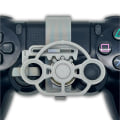 Miniatyrbild 4 av 5: Mini gaming hjulstyrning tillbehör för PS4 Controller grå M