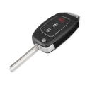Miniatyrbild 2 av 4: 2+1 -knapp Solaris Santafe Remote Key Shell för Hyundai Svart one size