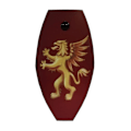 Miniatyrbild 1 av 7: Trämedeltida Rustik Lion Viking Shield SWE134 multifärg one size