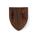 Miniatyrbild 4 av 5: Trä / metall Legend of Zelda Curved Shield SWE90 multifärg one size