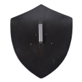 Miniatyrbild 5 av 5: Metal Medieval Dark Knight Triangle Curved Shield SWE70 multifärg one size
