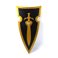 Miniatyrbild 1 av 5: King Arthur trä Viking böjd sköld SWE112 multifärg one size