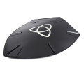 Miniatyrbild 2 av 5: Metal Medieval Dark Knight Triangle Curved Shield SWE70 multifärg one size