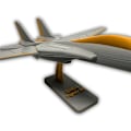 Miniatyrbild 8 av 8: F-14 Tomcat SNC-4 stridsflygplansskärm gör det själv grå M