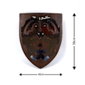 Miniatyrbild 5 av 5: Trä / metall Legend of Zelda Curved Shield SWE90 multifärg one size
