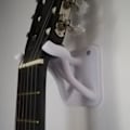 Miniatyrbild 2 av 2: Gitarr väggfäste/hållare/hängare White 54