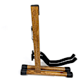 Miniatyrbild 4 av 4: Gitarrställ Musikinstrument massivt trä Ett gitarrställ Gitarr hopfällbart ställ Gitarrställ vertikalt