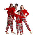 Miniatyrbild 2 av 5: Julpyjamas Familj Pyjamas Set Tryckt Topp Och Rutiga Byxor Nattkläder Dad 4XL