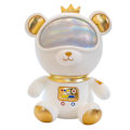 Miniatyrbillede 2 af 4: Space Bear Anime Figur Udstoppede Legetøj Bløde Krammevenner Baby Sovende Pude 40cm