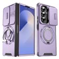 Skjutbart Camshield Ringhållare Telefonfodral Purple For Samsung Galaxy Z Fold7 5G