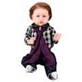 Miniatyrbild 4 av 5: Återfödelse Docka Simulation Baby Docka Mjuk Silikon Vacker Livslik Söt Flicka Pojke Baby Docka