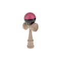 Miniatyrbillede 3 af 4: Træ Par Kendama Bold Børnelegetøj Balance Talent Legetøj Fuchsia Sort