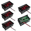 Miniatyrbild 1 av 7: 5-pack digital mini voltmeter Spänningsdisplay LED-displaypanel