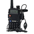 Miniatyrbild 8 av 8: Baofeng UV-5R VHF UHF Dubbelband Walkie Talkie Jakt Radio svart black 440