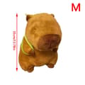 Capybara plyschleksak, simulerad Capybara anime fluffig leksak internetkändis söt M