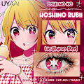 Miniatyrbild 3 av 4: Uyaai Cosplay Anime Färgade Kontaktlinser För Oshi No Ko Ai Ai Hoshino Rubi Ruby Akuamarin Kana Lila Linser Röda Linser Rosa Linser