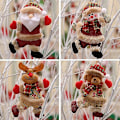 Miniatyrbilde 4 av 4: 2023 Godt Nyttår Julepynt DIY Julegave Julenissen Snømann Tre Anheng Dukke Hengepynt Til Hjemmet Noel Natal C