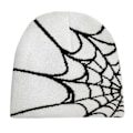 Miniatyrbillede 1 af 5: Strikket Beanie til Vinterhat Blød Edderkoppespind Løstsiddende Slouchy Strikkede Vintervarme Beanies til Koldt Vejr Skate Cap B