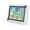 Miniatyrbild 3 av 5: 2024 Ny trådlös väderstation med inomhus- och utomhussensor Hygrometer Digital termometer med stor LCD-skärm