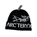 Miniatyrbillede 1 af 4: Herre Dame Vinterhue Skull Cap Arcteryx Unisex Foldbar Hue uden Skygge Black